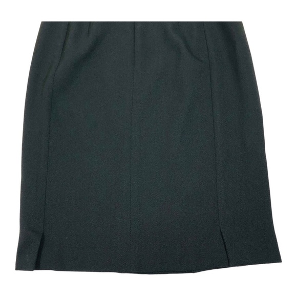 Akris Punto Wool Black Knee Length Pencil Skirt - Picture 7 of 12
